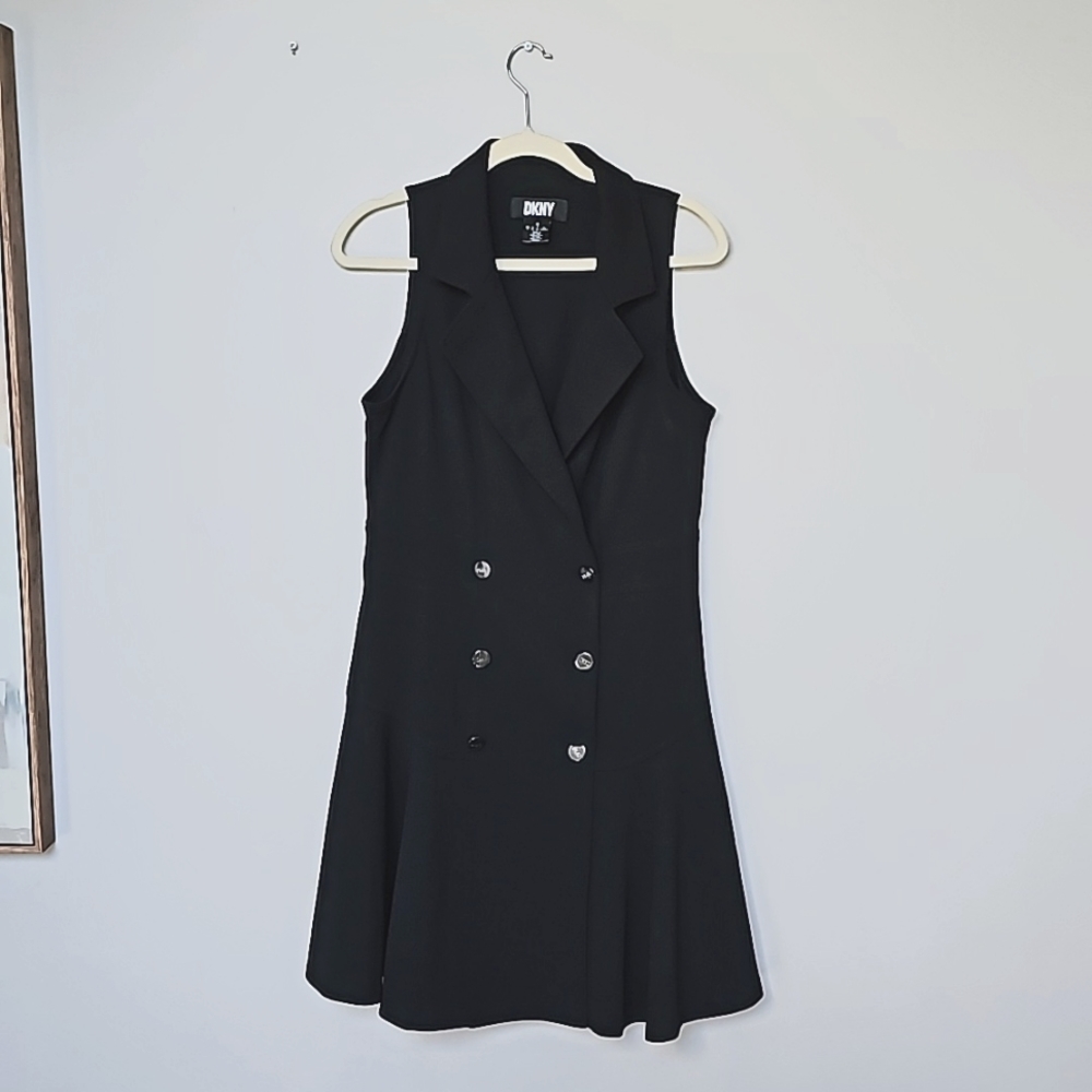 DKNY Black Blazer dress